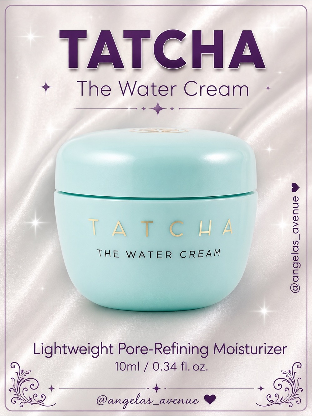 TATCHA The Water Cream Lightweight Pore-Refining Moisturizer